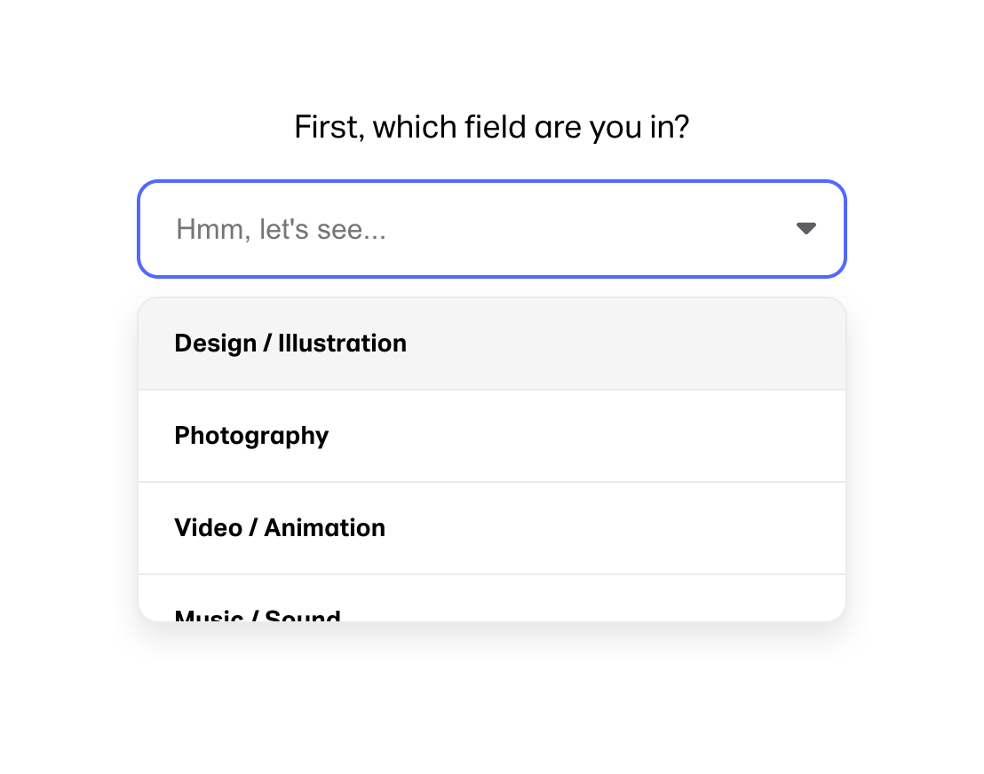 WeTransfer
				input select ui component
