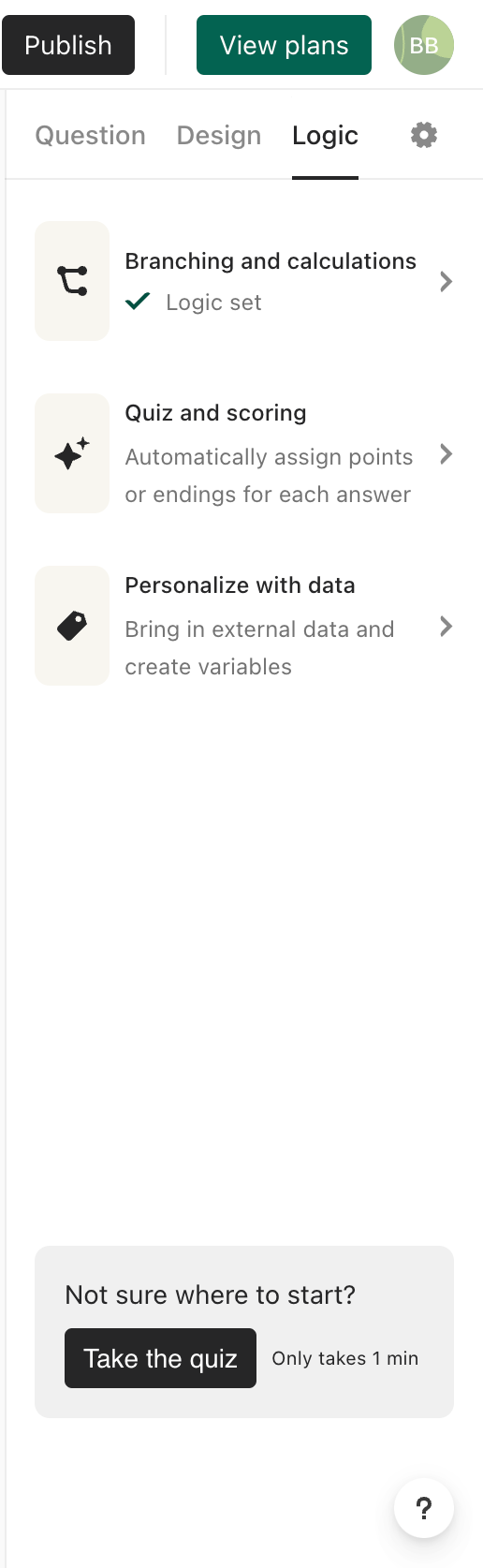 Typeform
				toolbox ui component