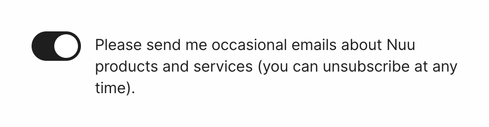 Nuu
				toggle/switch ui component