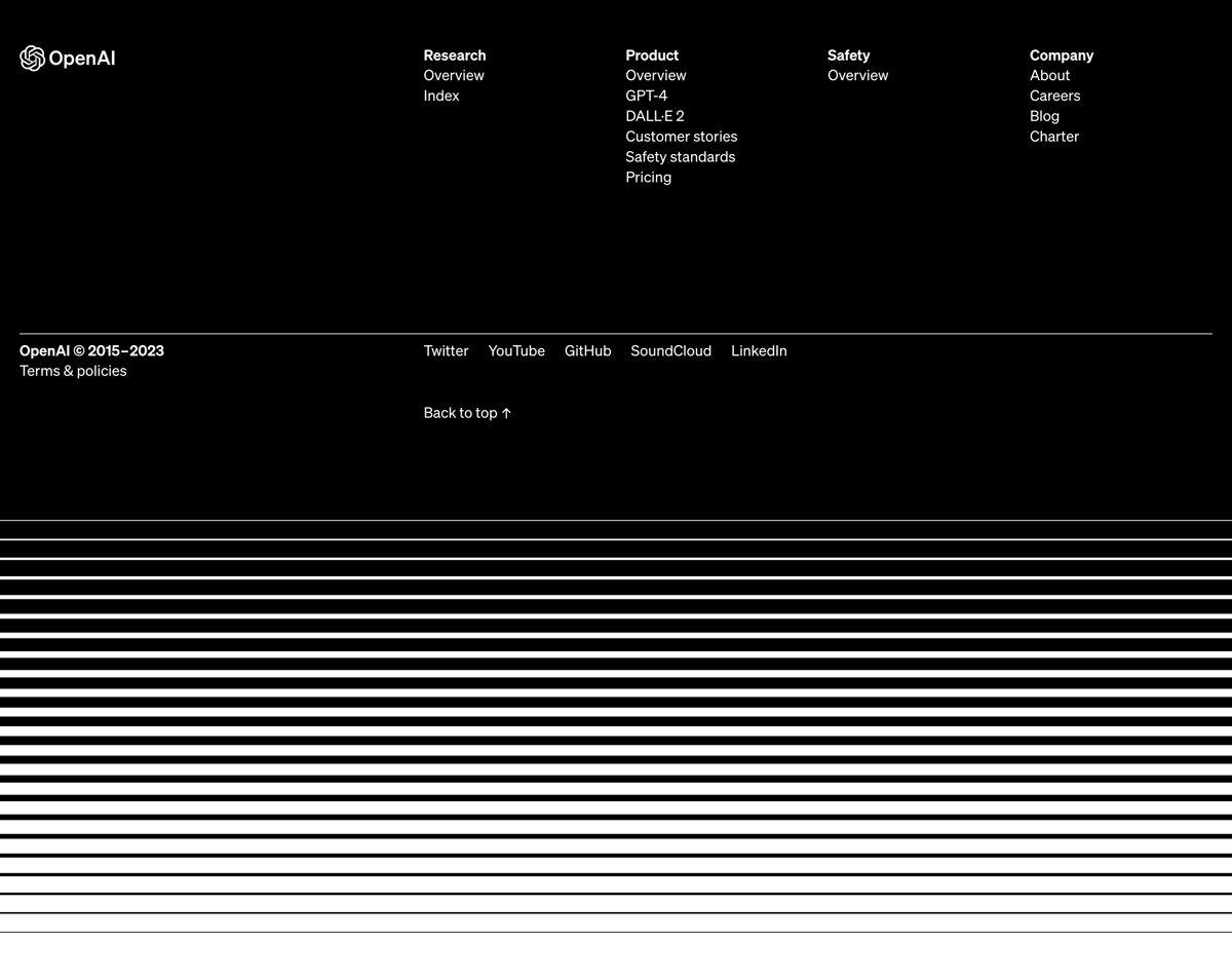 OpenAI
				footer ui component