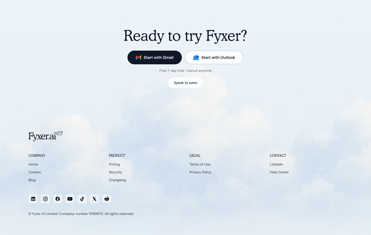 Fyxer
				footer ui component
