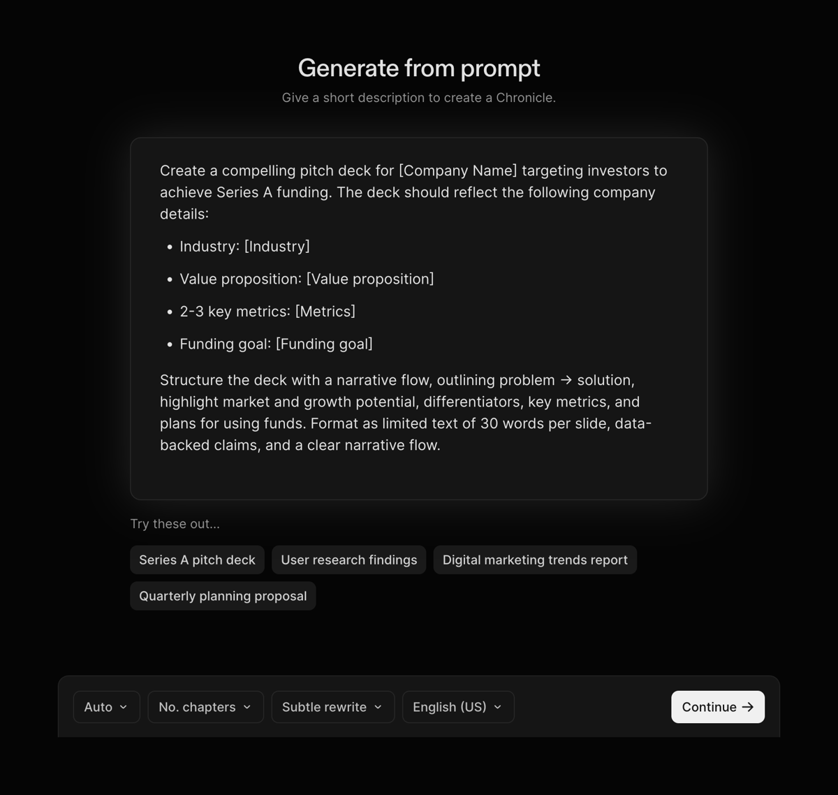 Chronicle
				artificial intelligence ui component