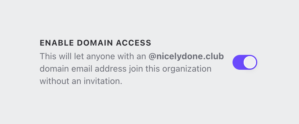Threads
				toggle/switch ui component