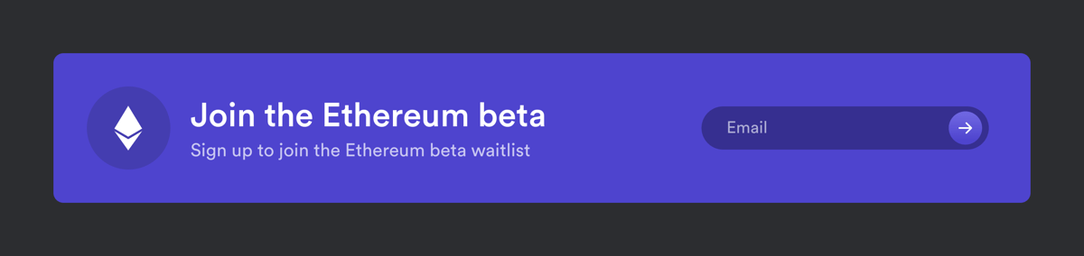 Phantom
				newsletter signup form ui component