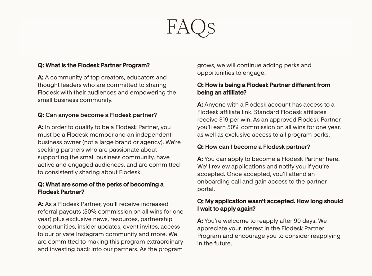 Flodesk
				faq ui component