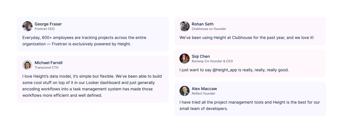 Height
				testimonial ui component