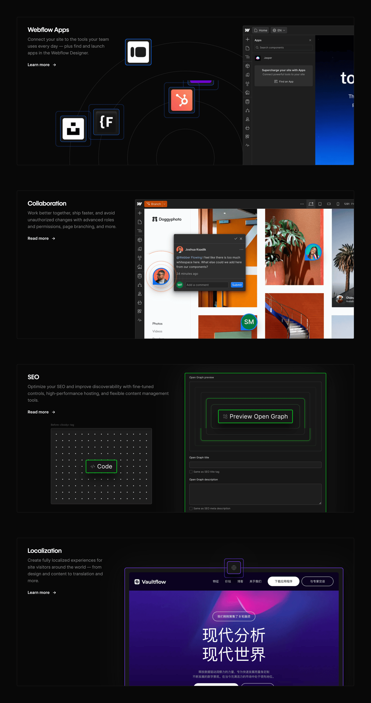Webflow
				bento box ui component