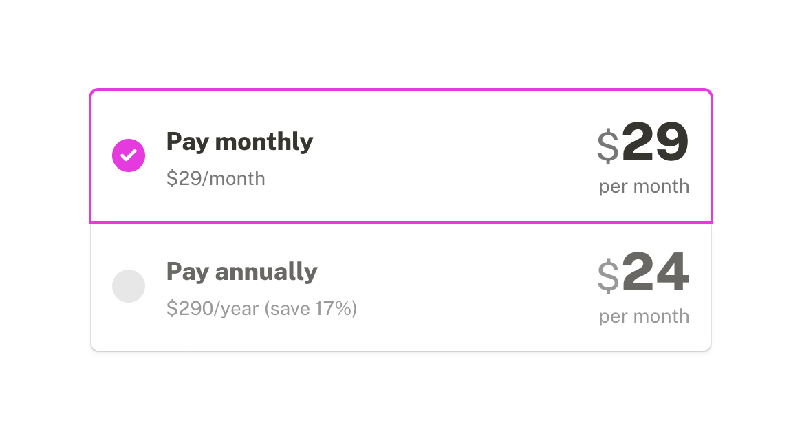 Tally
				checkbox & radio ui component