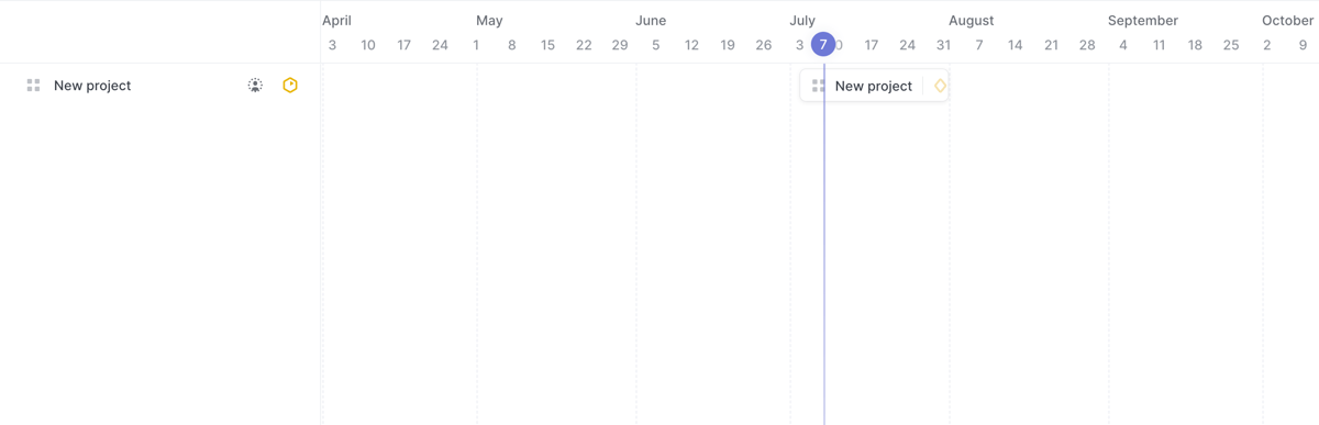 Linear
				timeline & history ui component