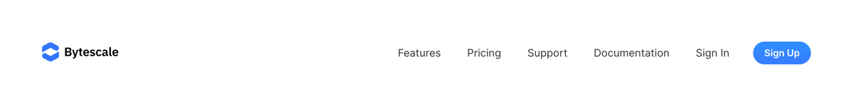 Bytescale
				header ui component
