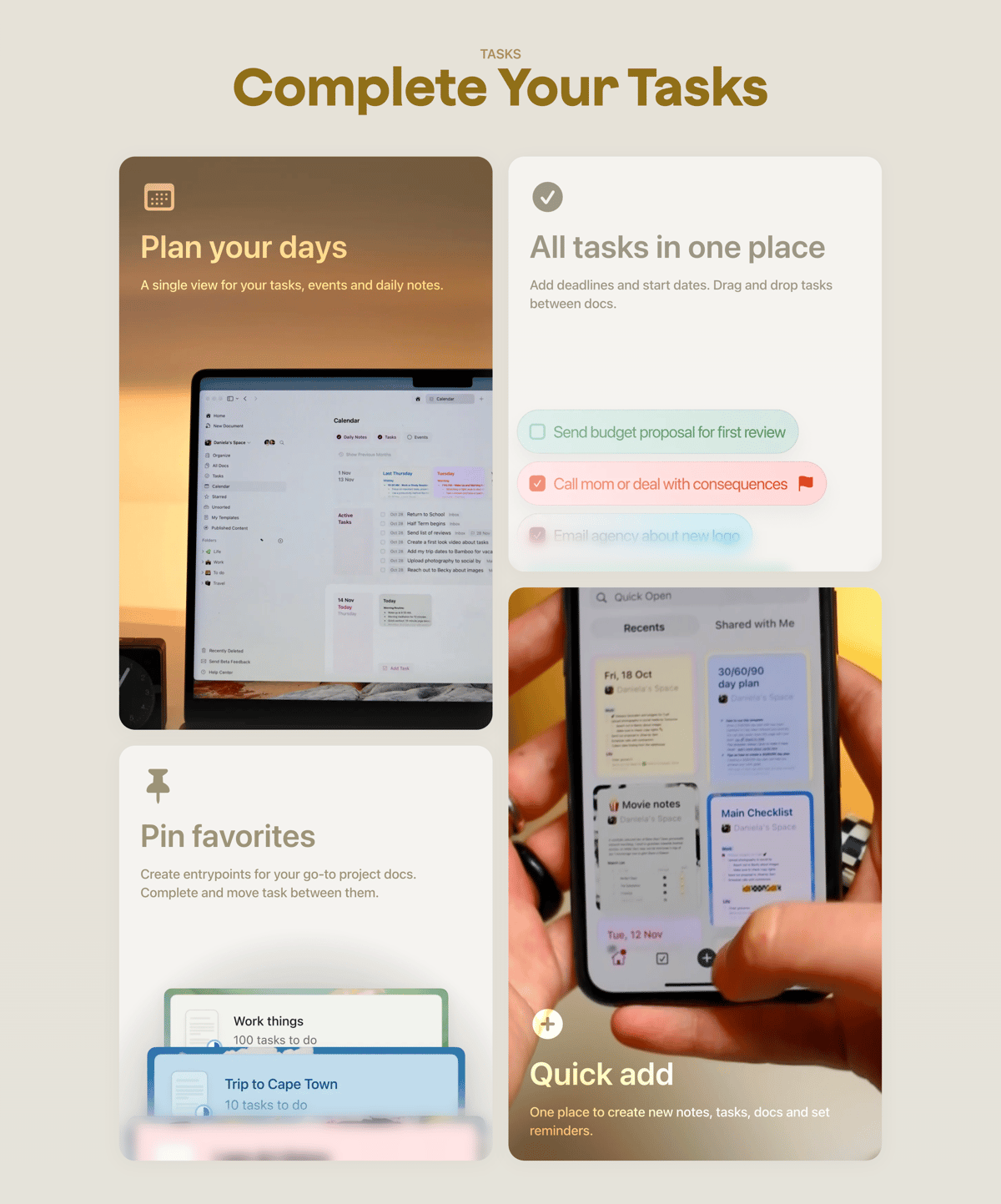 Craft
				bento box ui component