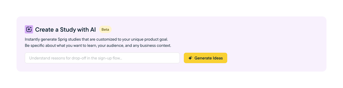 Sprig
				artificial intelligence ui component