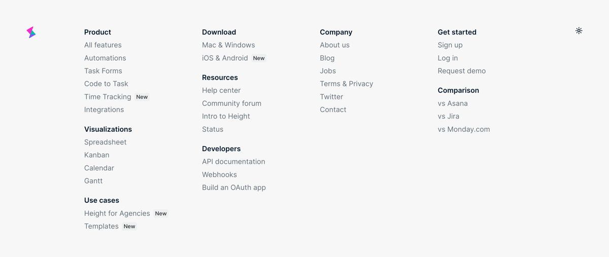 Height
				footer ui component