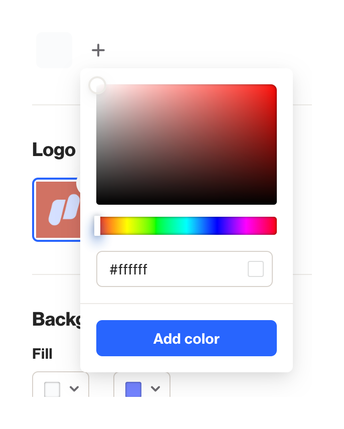 Ortto
				color picker ui component