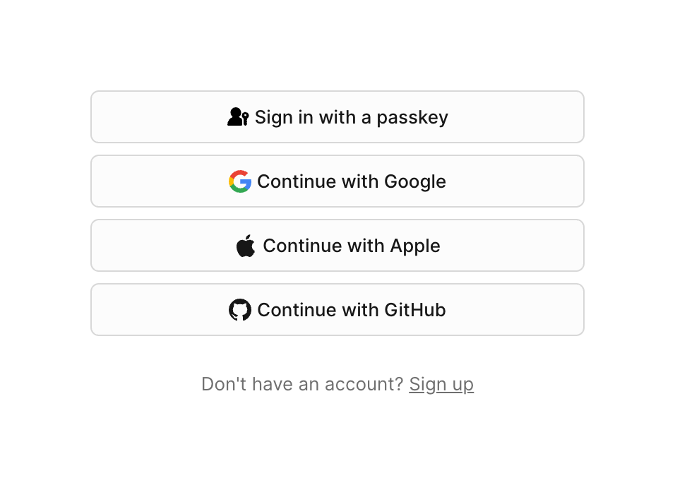FeatureOS
				social login button ui component