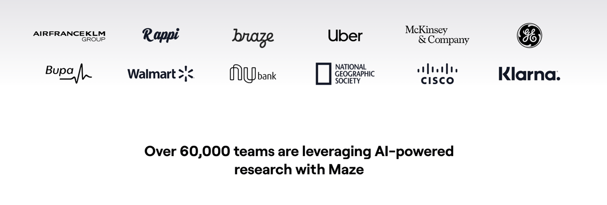 Maze
				social proof ui component