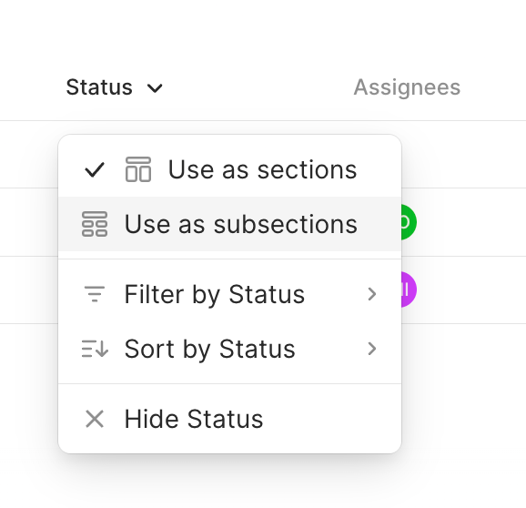Height
				dropdown menu ui component