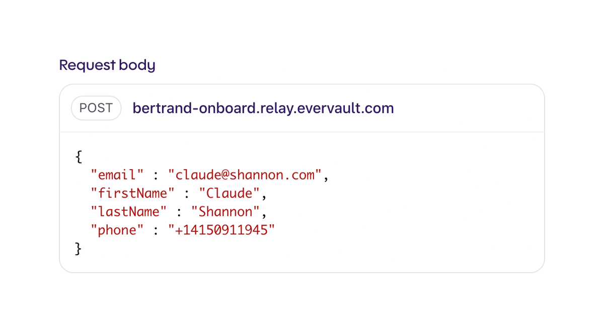 Evervault
				code block ui component
