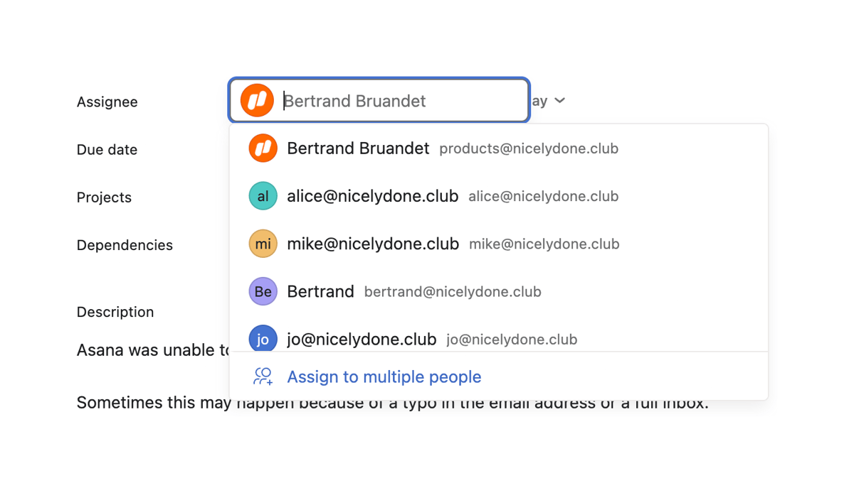 Asana
				input select ui component