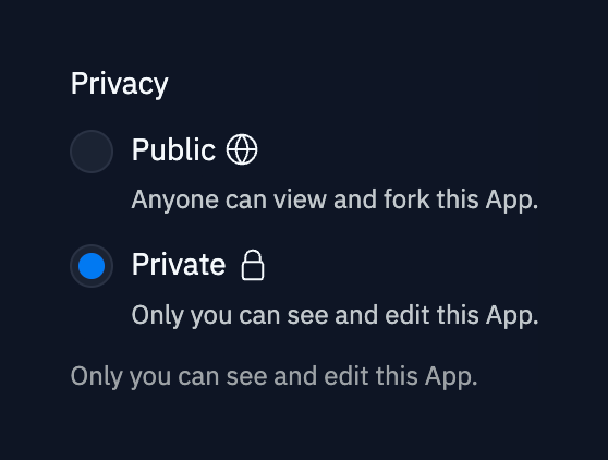 Replit
			settings access control ui component