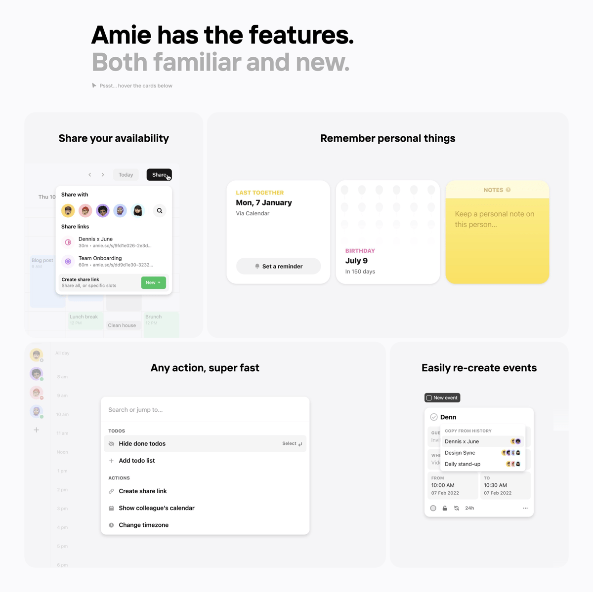 Amie
				bento box ui component