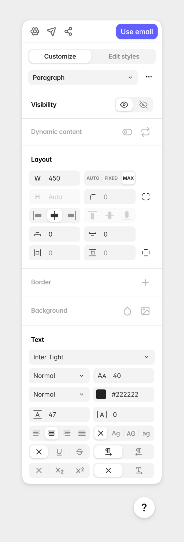 Tabular
				toolbox ui component