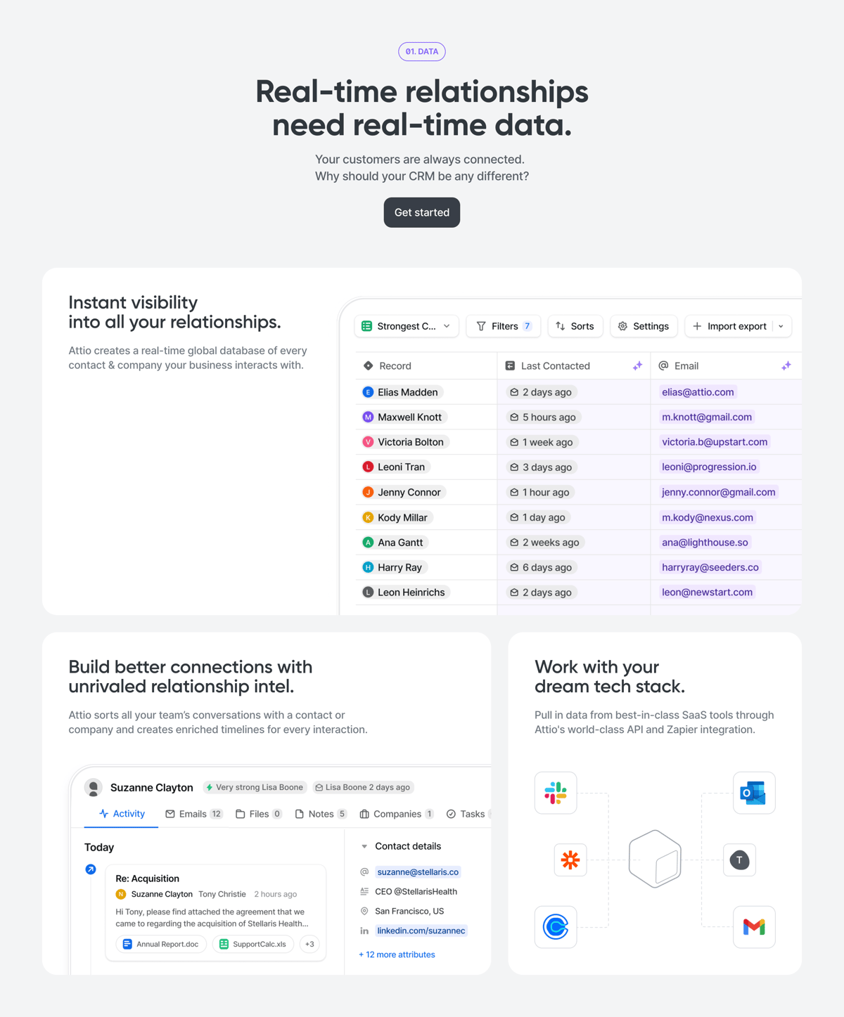 Attio
				bento box ui component