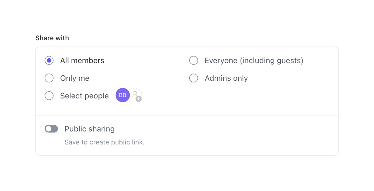 ClickUp
				checkbox & radio ui component