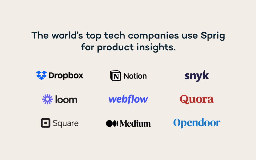 Sprig
				social proof ui component
