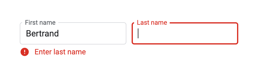Google Mail
				input text ui component