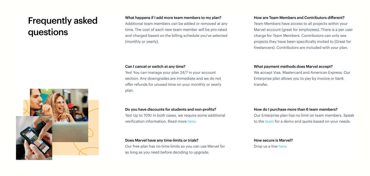 Marvel
				faq ui component