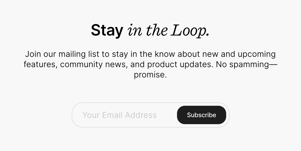 Nuu
				newsletter signup form ui component