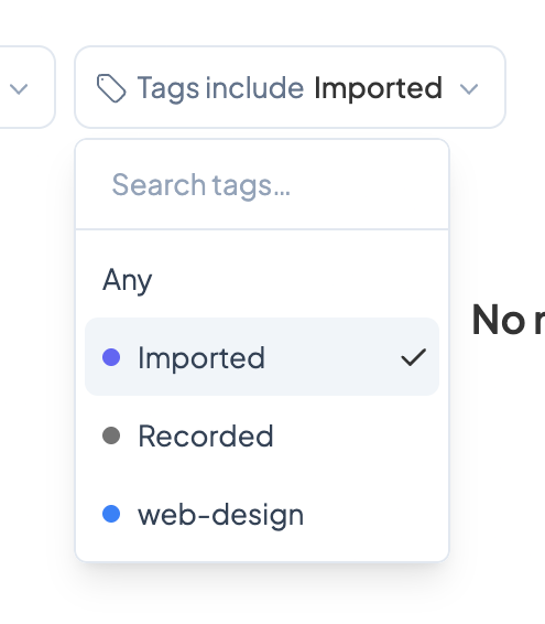 Circleback
			tagging ui component