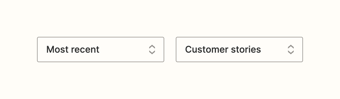 Zapier
				sorting & filtering ui component