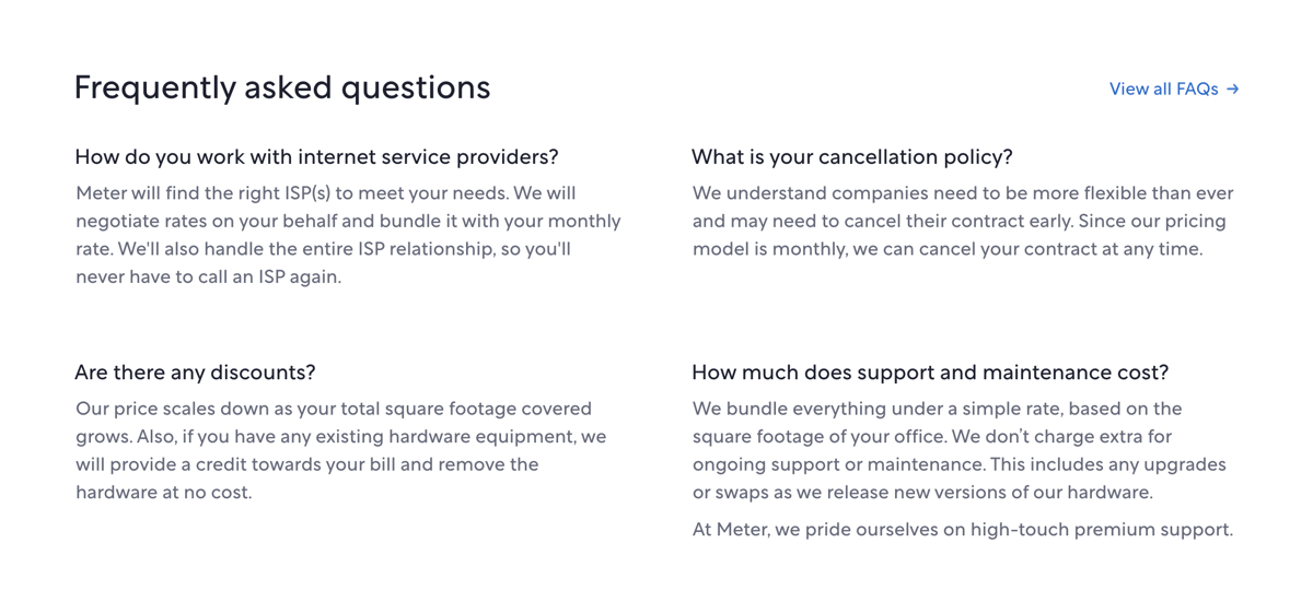 Meter
				faq ui component
