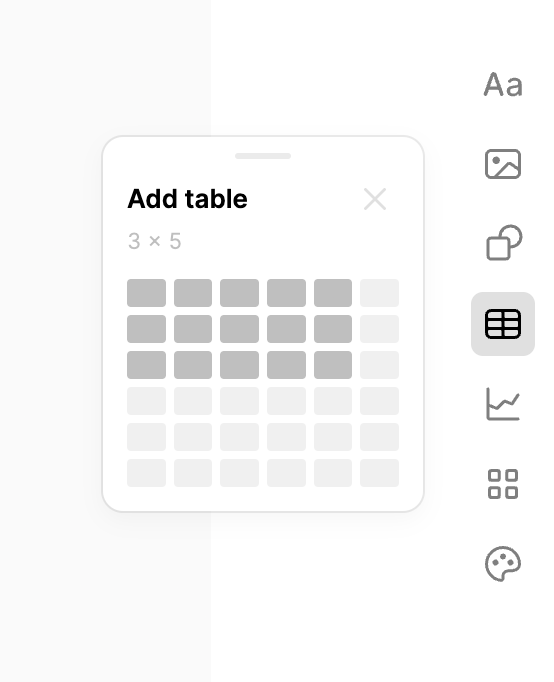 Tome
				toolbox ui component