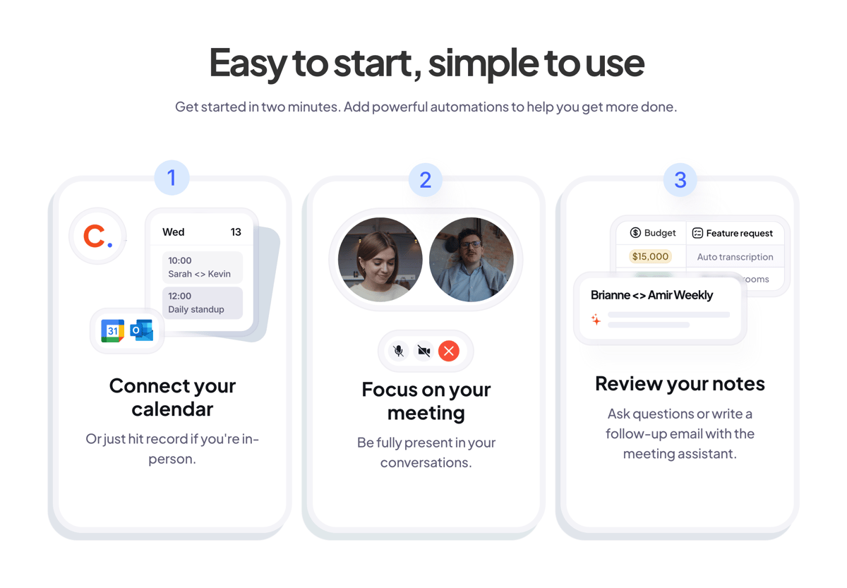 Circleback
				stepper ui component