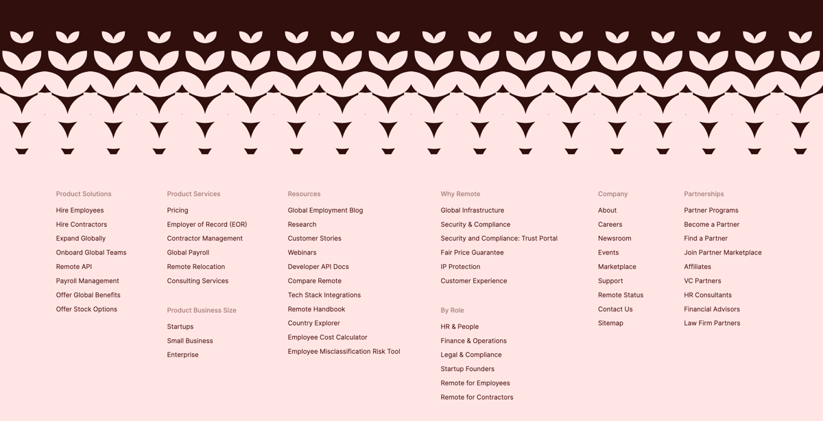 Remote
				footer ui component