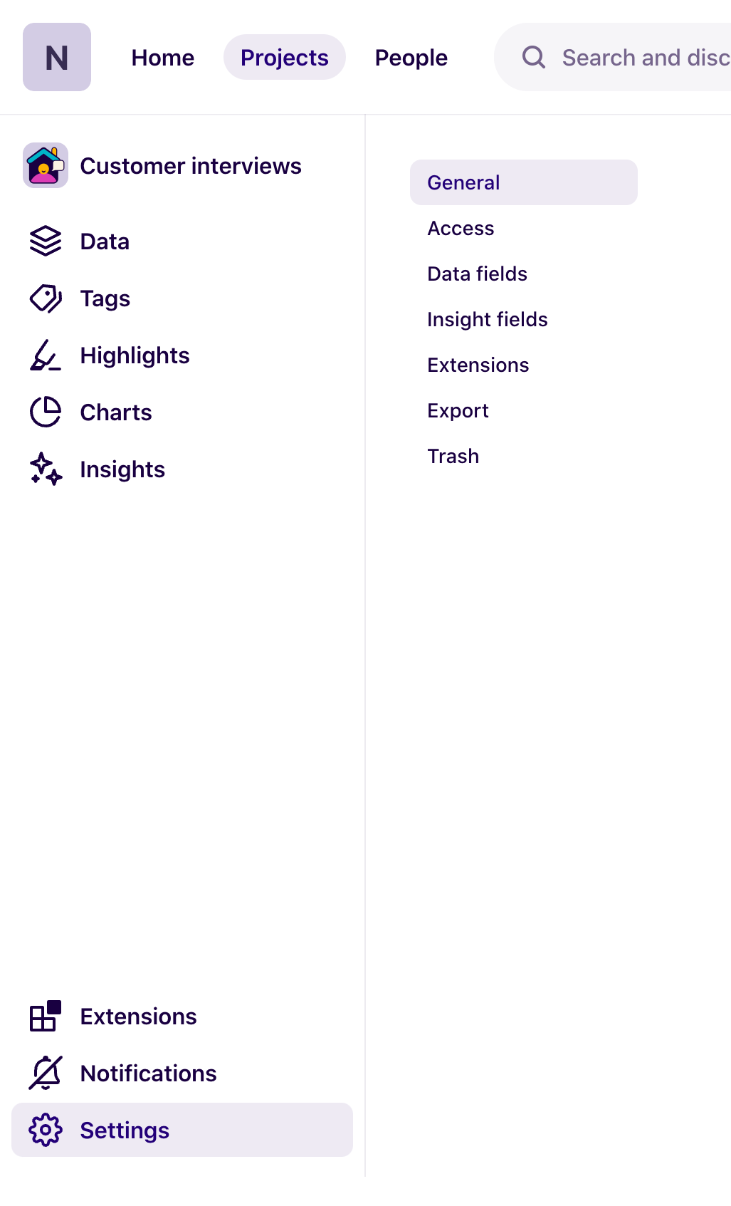 Dovetail
				vertical navigation ui component