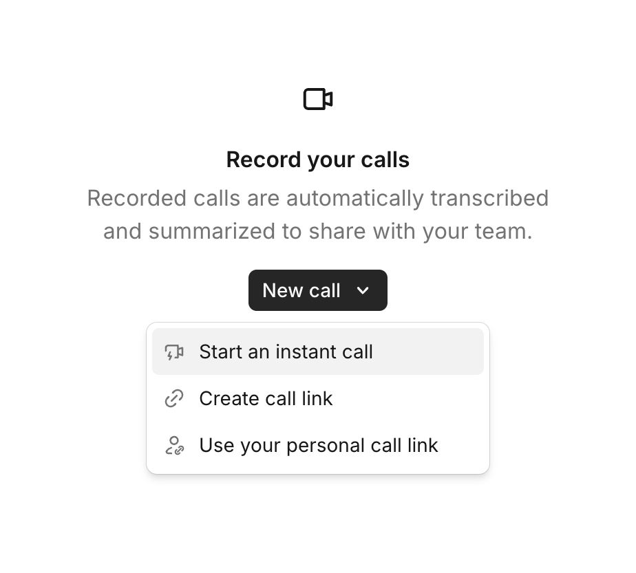 Campsite
				empty state ui component