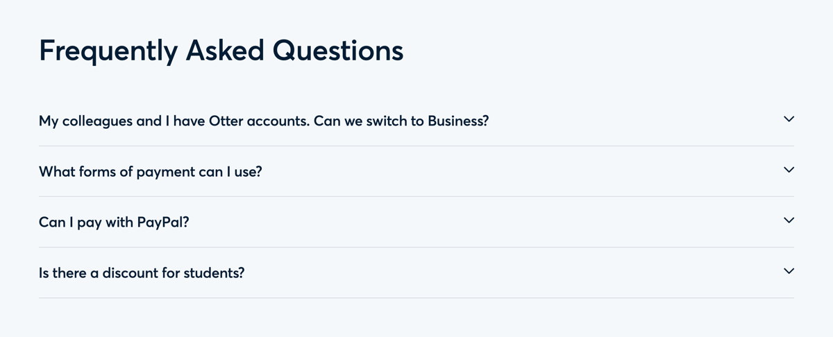 Otter
				faq ui component