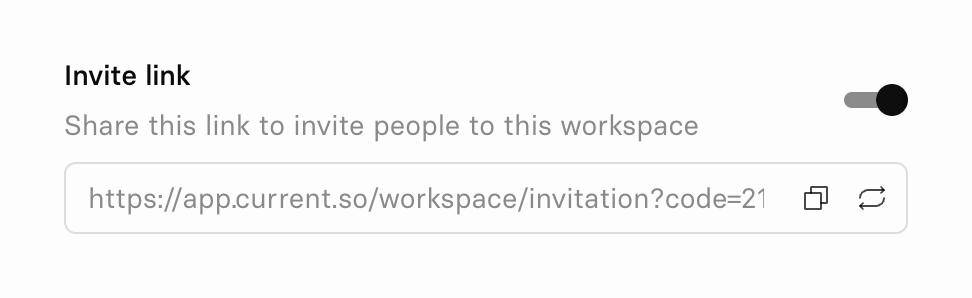 Current
				toggle/switch ui component