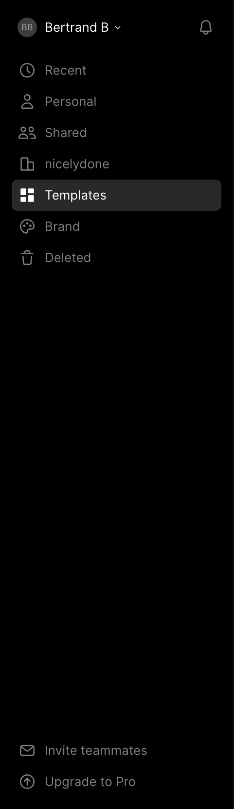 Tome
				vertical navigation ui component