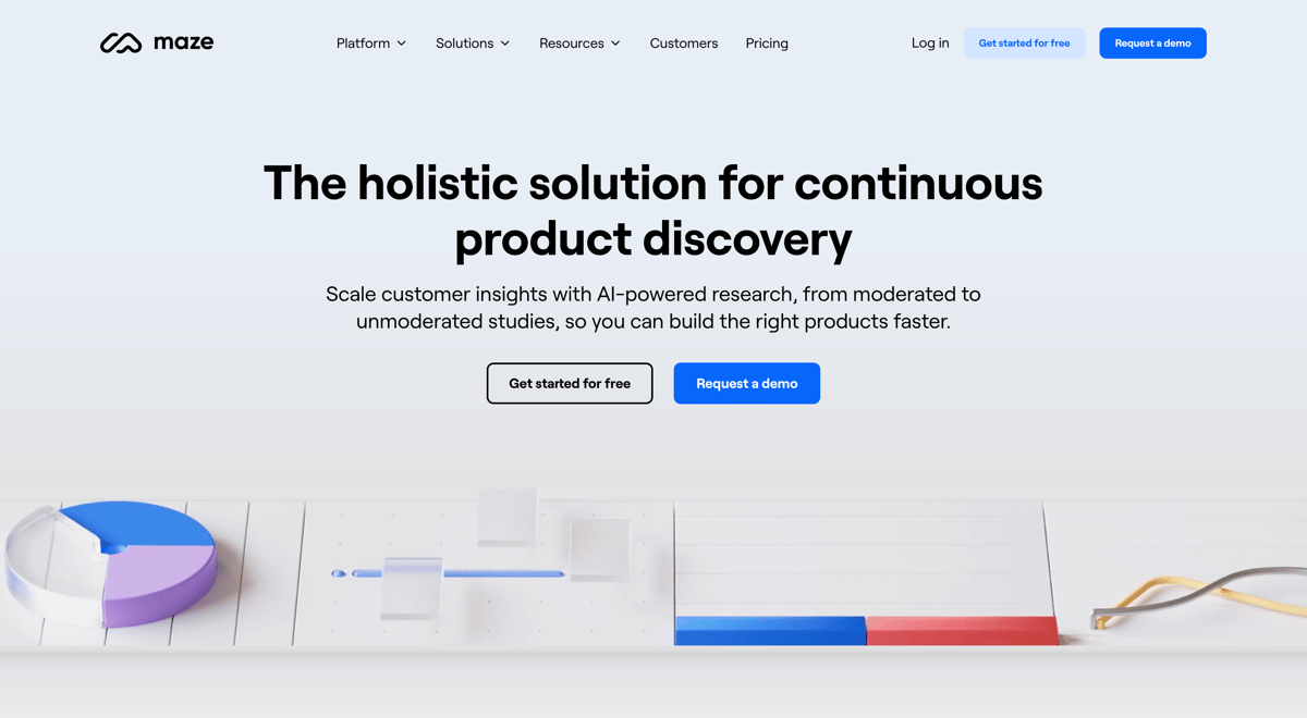 Maze
				hero section ui component
