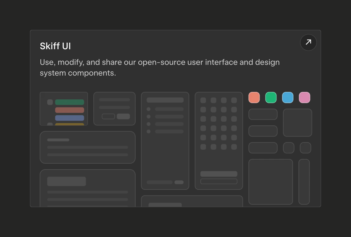 Skiff
				illustration ui component
