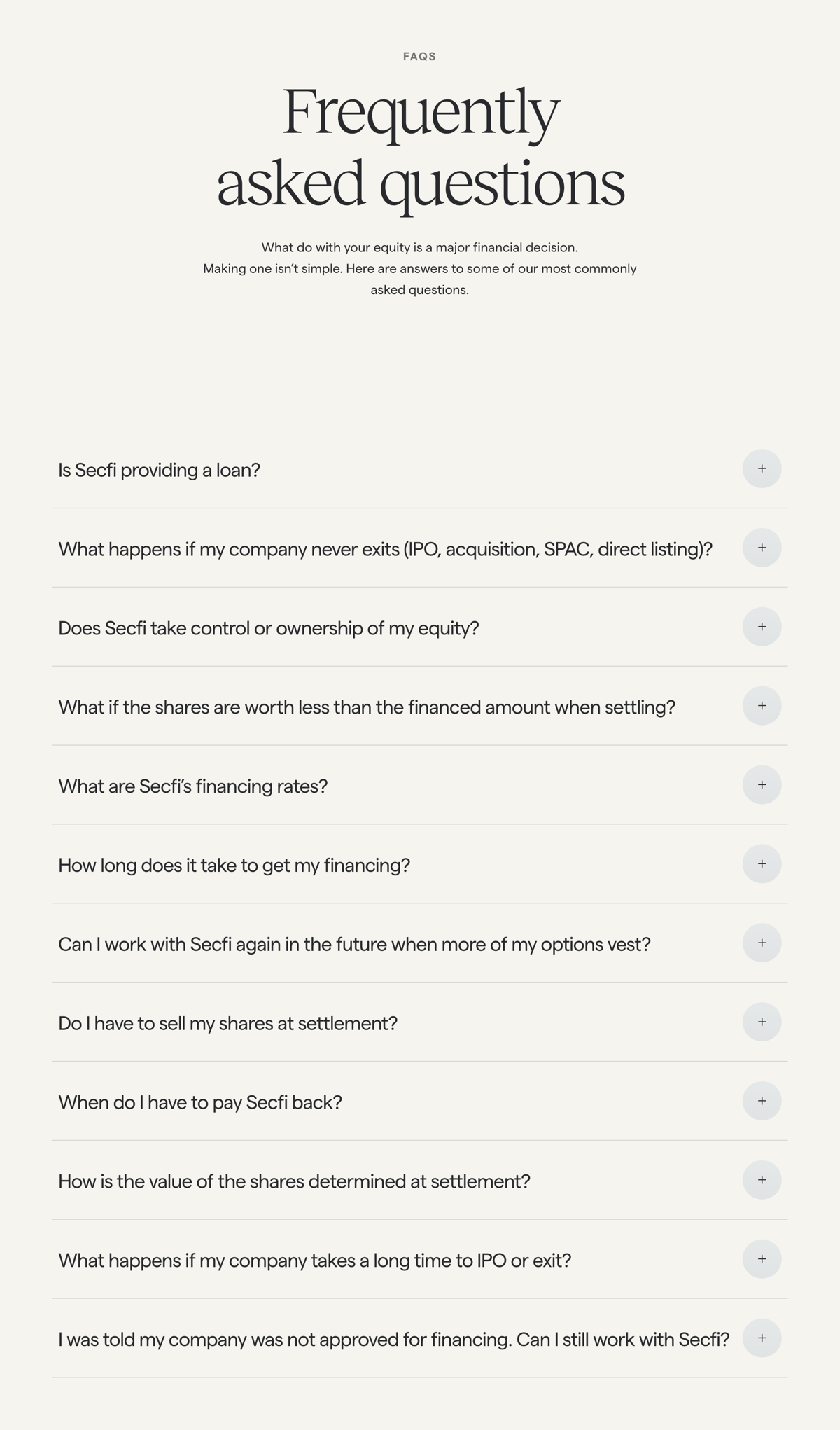 Secfi
				faq ui component