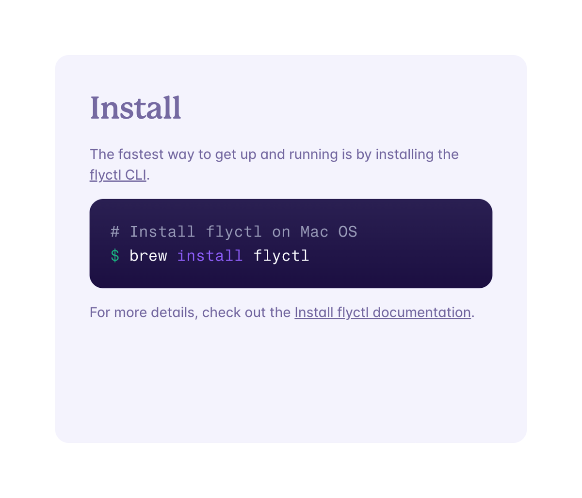 Fly
				code block ui component