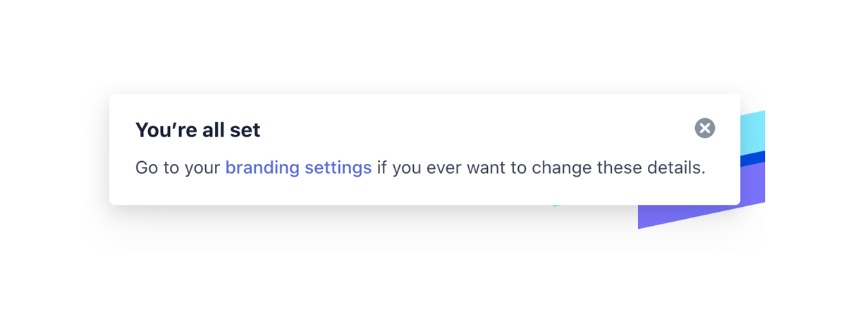 Stripe
				notification toast ui component