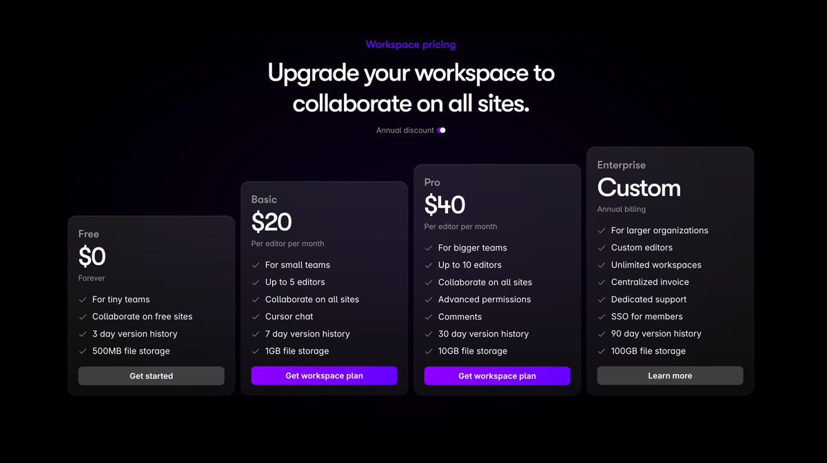 Framer
				pricing section ui component