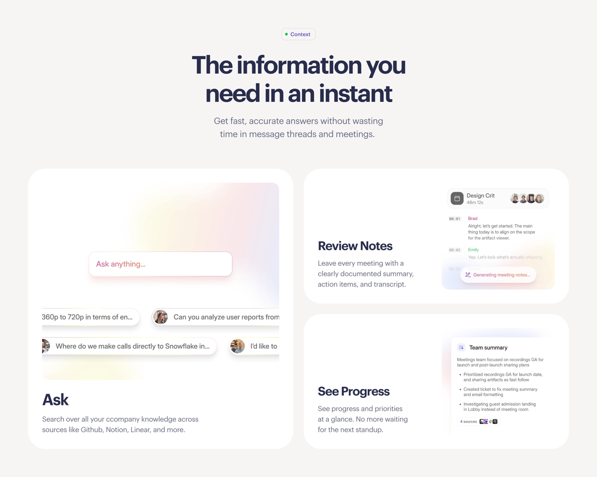Gather
				bento box ui component